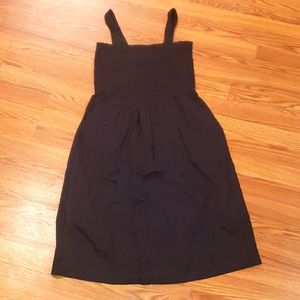 LOFT Smocked Strappy Dress (Size SP)